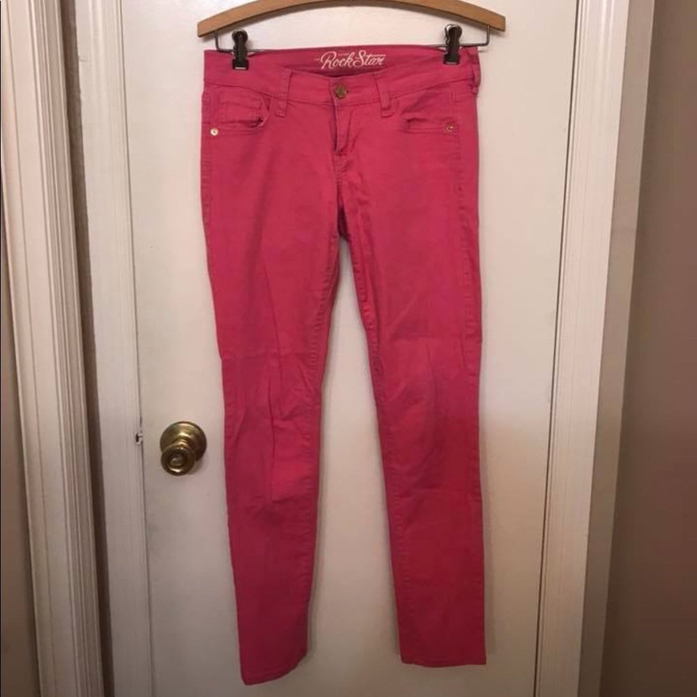 Pink jeans